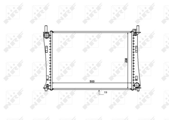 NRF Radiators, Motora dzesēšanas sistēma 53740