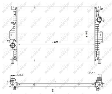 NRF Radiators, Motora dzesēšanas sistēma 53812