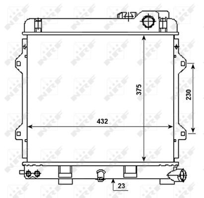 NRF Radiators, Motora dzesēšanas sistēma 53980