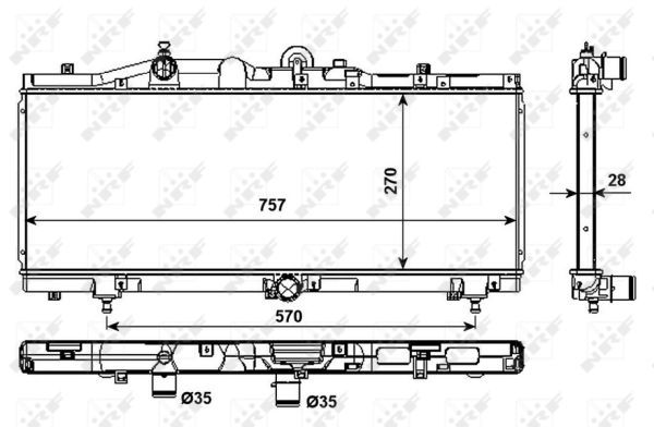 NRF Radiators, Motora dzesēšanas sistēma 53983