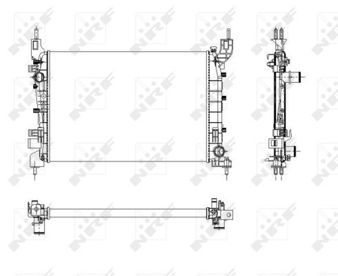 NRF Radiators, Motora dzesēšanas sistēma 54504