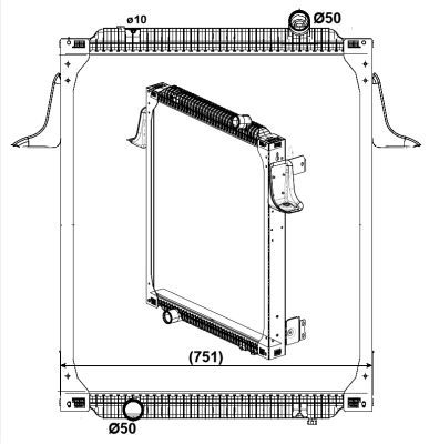 NRF Radiators, Motora dzesēšanas sistēma 549563