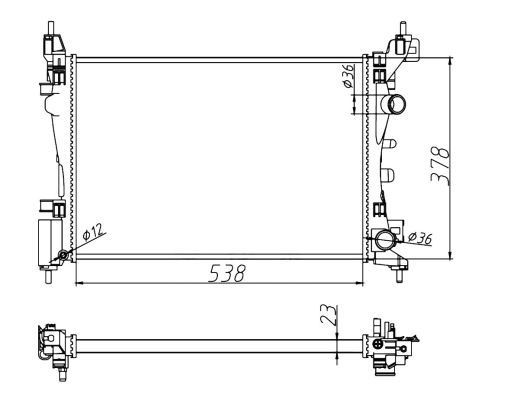 NRF Radiators, Motora dzesēšanas sistēma 55341A