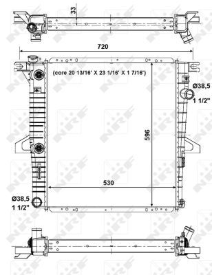 NRF Radiators, Motora dzesēšanas sistēma 56033