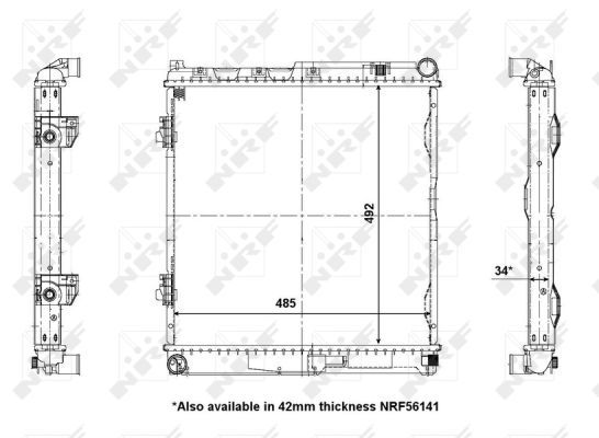 NRF Radiators, Motora dzesēšanas sistēma 56077