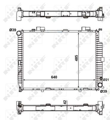 NRF Radiators, Motora dzesēšanas sistēma 56140