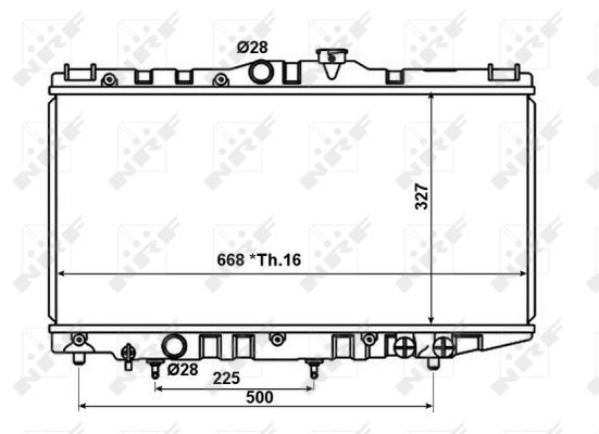 NRF Radiators, Motora dzesēšanas sistēma 566707