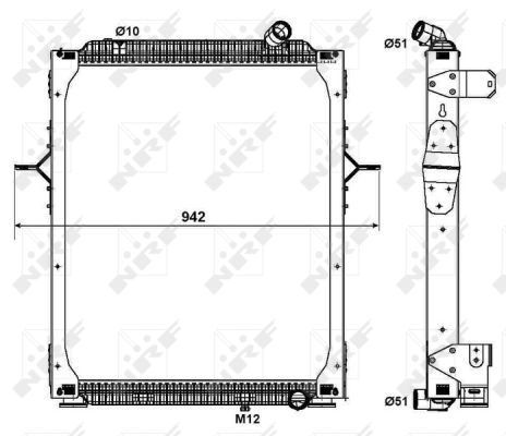 NRF Radiators, Motora dzesēšanas sistēma 579563