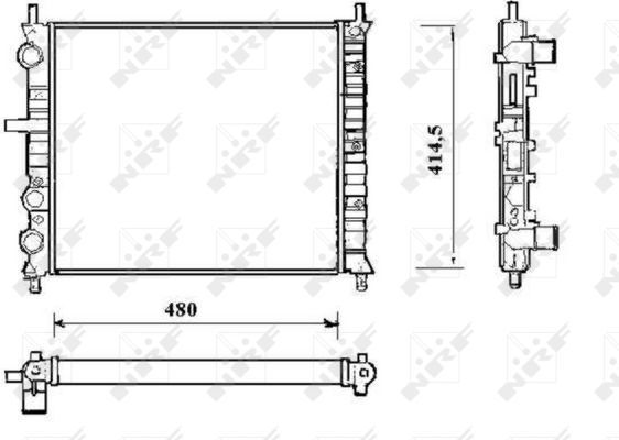 NRF Radiators, Motora dzesēšanas sistēma 58191