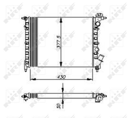 NRF Radiators, Motora dzesēšanas sistēma 58207