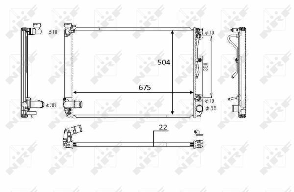 NRF Radiators, Motora dzesēšanas sistēma 58391