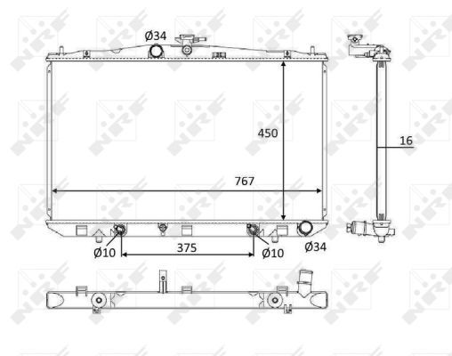 NRF Radiators, Motora dzesēšanas sistēma 58610