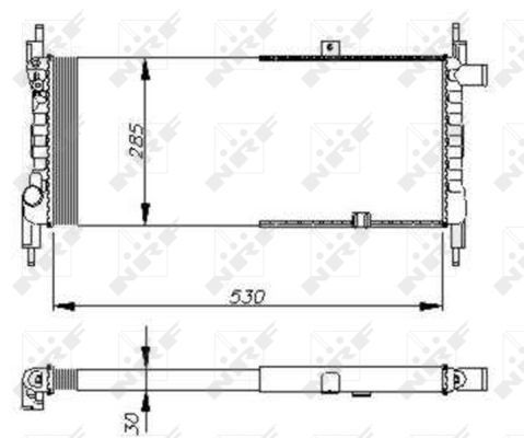 NRF Radiators, Motora dzesēšanas sistēma 58711