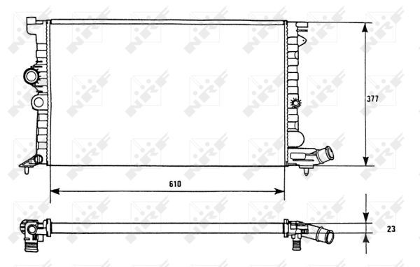 NRF Radiators, Motora dzesēšanas sistēma 58946