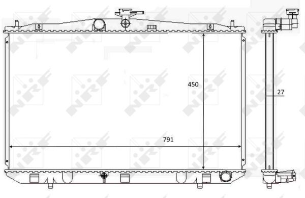 NRF Radiators, Motora dzesēšanas sistēma 59081