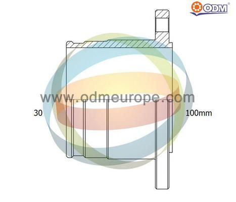 ODM-MULTIPARTS Šarnīru komplekts, Piedziņas vārpsta 14-216101