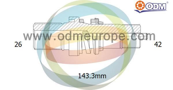 ODM-MULTIPARTS Atlokvārpsta, Diferenciālis 16-210090