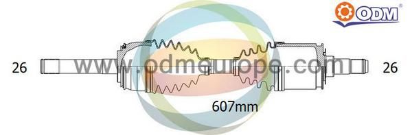 ODM-MULTIPARTS Приводной вал 18-002540