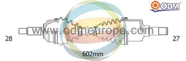 ODM-MULTIPARTS Приводной вал 18-042020