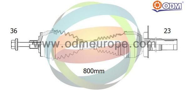 ODM-MULTIPARTS Приводной вал 18-212840