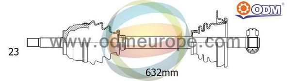 ODM-MULTIPARTS Приводной вал 18-291570