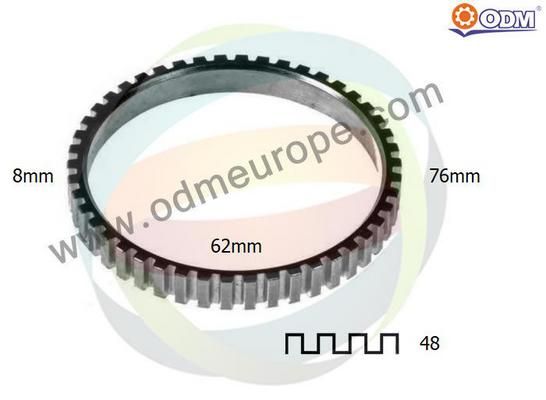 ODM-MULTIPARTS Зубчатый диск импульсного датчика, противобл. устр 26-080030