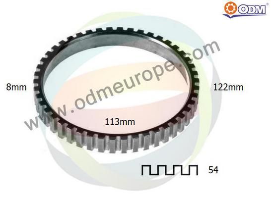 ODM-MULTIPARTS Зубчатый диск импульсного датчика, противобл. устр 26-160003