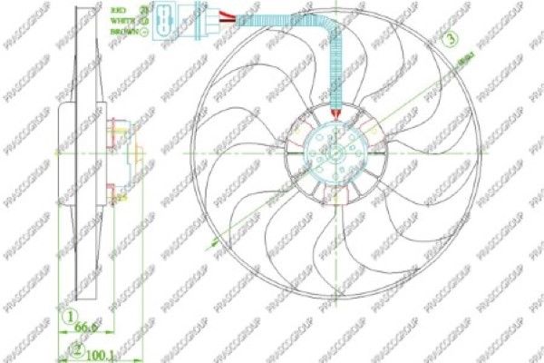 PRASCO Ventilators, Motora dzesēšanas sistēma AD0163300
