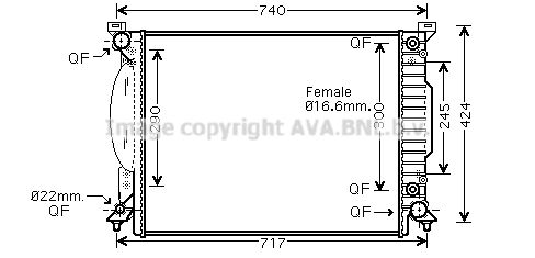 PRASCO Radiators, Motora dzesēšanas sistēma AI2205