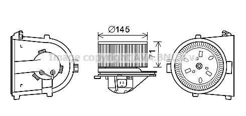 PRASCO Elektromotors, Salona ventilācija AI8376