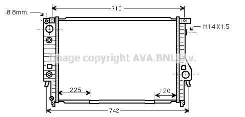 PRASCO Radiators, Motora dzesēšanas sistēma BW2094