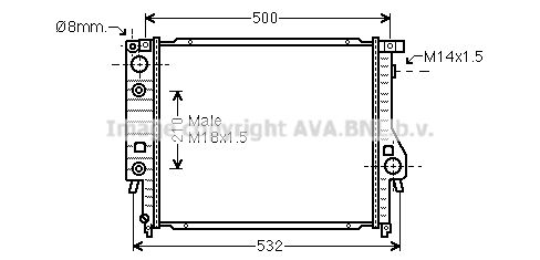 PRASCO Radiators, Motora dzesēšanas sistēma BW2099