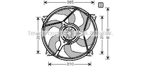 PRASCO Ventilators, Motora dzesēšanas sistēma CN7531