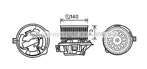 PRASCO Elektromotors, Salona ventilācija CN8289