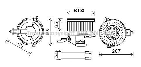 PRASCO Elektromotors, Salona ventilācija CN8511