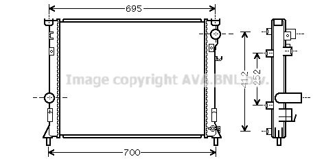 PRASCO Radiators, Motora dzesēšanas sistēma CR2097