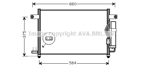 PRASCO Конденсатор, кондиционер DW5049D