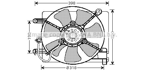 PRASCO Ventilators, Motora dzesēšanas sistēma DW7502