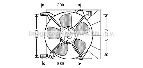 PRASCO Ventilators, Motora dzesēšanas sistēma DW7516