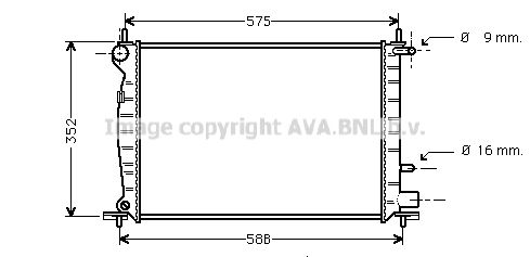 PRASCO Radiators, Motora dzesēšanas sistēma FD2219