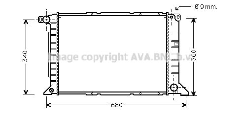 PRASCO Radiators, Motora dzesēšanas sistēma FD2261