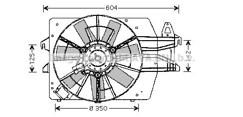 PRASCO Ventilators, Motora dzesēšanas sistēma FD7518