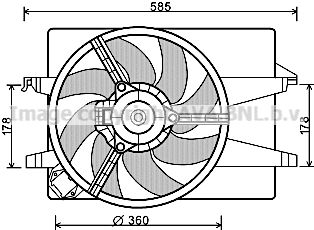 PRASCO Ventilators, Motora dzesēšanas sistēma FD7553