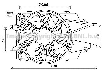 PRASCO Ventilators, Motora dzesēšanas sistēma FD7577