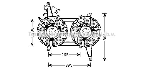 PRASCO Ventilators, Motora dzesēšanas sistēma FT7542