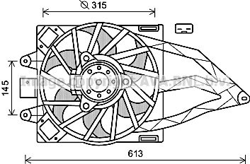 PRASCO Ventilators, Motora dzesēšanas sistēma FT7565