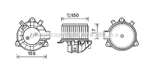 PRASCO Elektromotors, Salona ventilācija FT8429