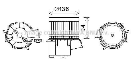 PRASCO Elektromotors, Salona ventilācija FT8435