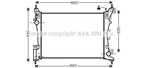 PRASCO Radiators, Motora dzesēšanas sistēma FTA2318