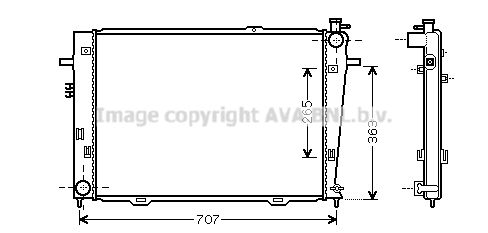 PRASCO Radiators, Motora dzesēšanas sistēma HY2126